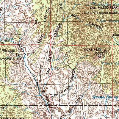 United States Geological Survey Tularosa, NM (1954, 250000-Scale) digital map