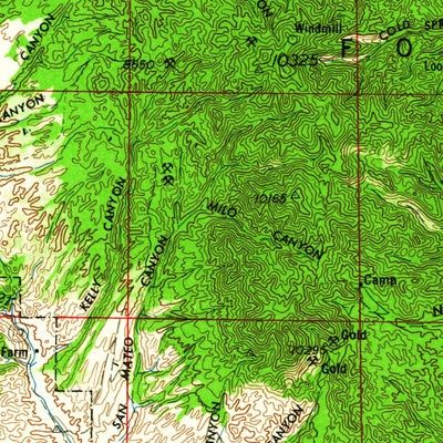United States Geological Survey Tularosa, NM (1958, 250000-Scale) digital map