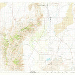 United States Geological Survey Tularosa, NM (1981, 100000-Scale) digital map