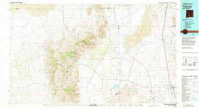United States Geological Survey Tularosa, NM (1981, 100000-Scale) digital map
