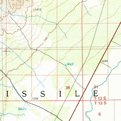 United States Geological Survey Tularosa, NM (1981, 100000-Scale) digital map