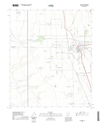 United States Geological Survey Tularosa, NM (2023, 24000-Scale) digital map