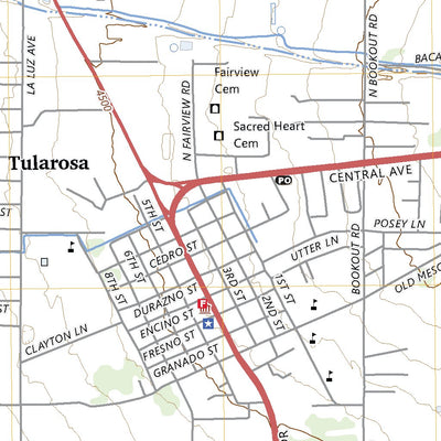 United States Geological Survey Tularosa, NM (2023, 24000-Scale) digital map