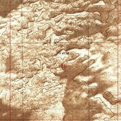 United States Geological Survey Tularosa Peak, NM (1981, 24000-Scale) digital map