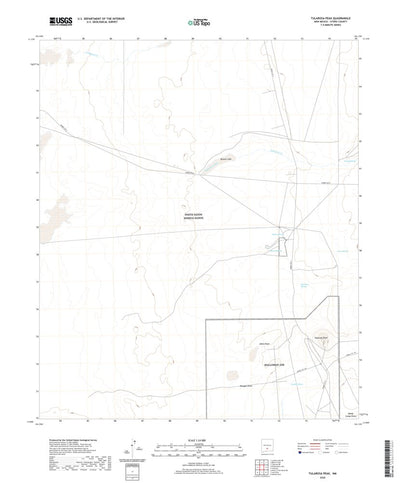 United States Geological Survey Tularosa Peak, NM (2020, 24000-Scale) digital map