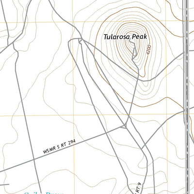 United States Geological Survey Tularosa Peak, NM (2020, 24000-Scale) digital map