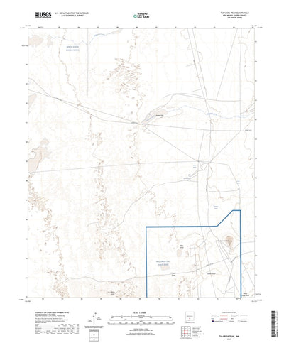United States Geological Survey Tularosa Peak, NM (2023, 24000-Scale) digital map