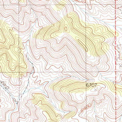 United States Geological Survey Tule Canyon, NV-CA (1987, 24000-Scale) digital map