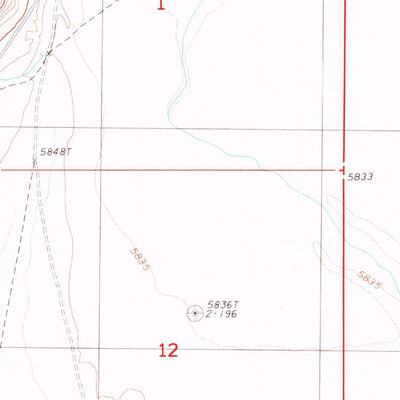 United States Geological Survey Tule Dam Spring, NV (1986, 24000-Scale) digital map