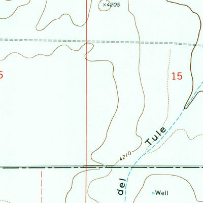 United States Geological Survey Tule Lake, NM (1973, 24000-Scale) digital map