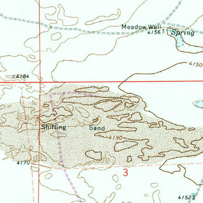 United States Geological Survey Tule Lake, NM (1973, 24000-Scale) digital map