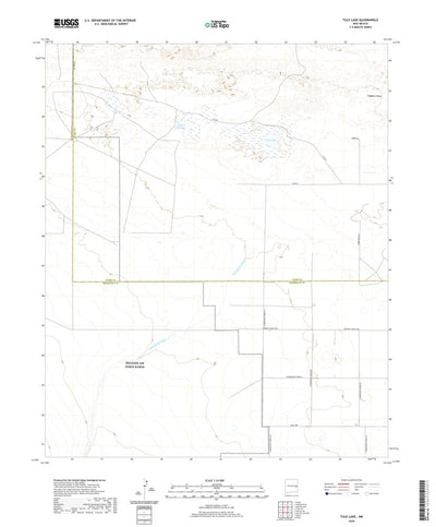 United States Geological Survey Tule Lake, NM (2020, 24000-Scale) digital map