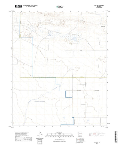 United States Geological Survey Tule Lake, NM (2023, 24000-Scale) digital map