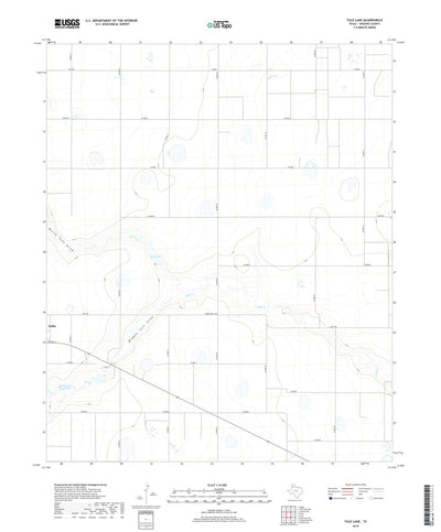 United States Geological Survey Tule Lake, TX (2019, 24000-Scale) digital map