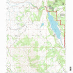 United States Geological Survey Tule Mountain, CA (1993, 24000-Scale) digital map