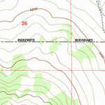 United States Geological Survey Tule Mountain, CA (1993, 24000-Scale) digital map