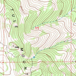 United States Geological Survey Tule Mountain, CA (1993, 24000-Scale) digital map