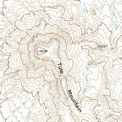 United States Geological Survey Tule Mountain, TX (1971, 24000-Scale) digital map