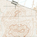 United States Geological Survey Tule Mountains, AZ (1990, 24000-Scale) digital map