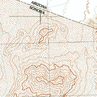 United States Geological Survey Tule Mountains, AZ (1990, 24000-Scale) digital map