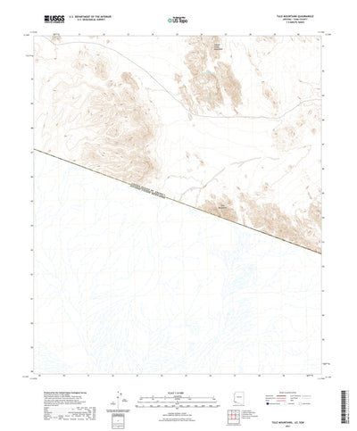 United States Geological Survey Tule Mountains, AZ (2021, 24000-Scale) digital map