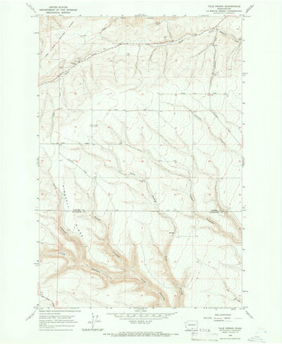 United States Geological Survey Tule Prong, WA (1965, 24000-Scale) digital map