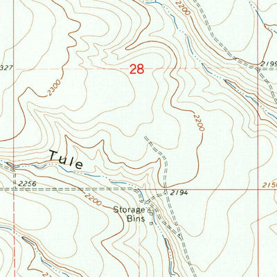 United States Geological Survey Tule Prong, WA (1965, 24000-Scale) digital map