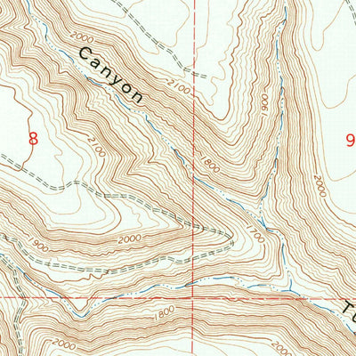 United States Geological Survey Tule Prong, WA (1965, 24000-Scale) digital map