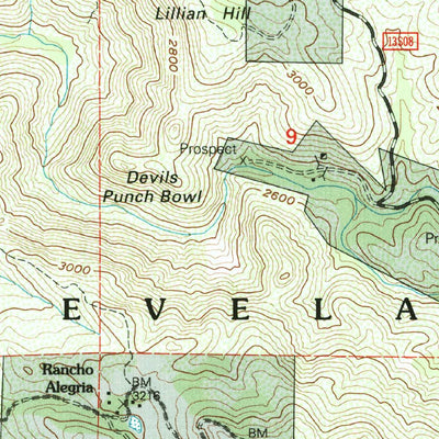 United States Geological Survey Tule Springs, CA (1997, 24000-Scale) digital map