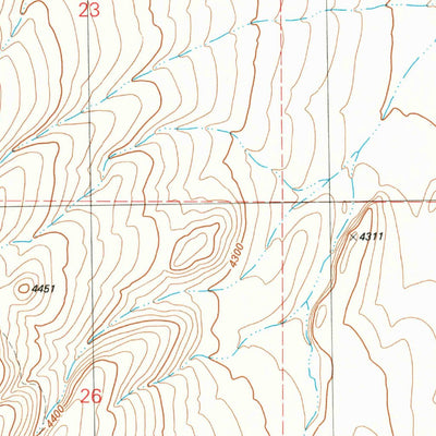 United States Geological Survey Tule Springs NE, OR (1981, 24000-Scale) digital map