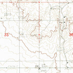 United States Geological Survey Tule Valley East, MT (1983, 24000-Scale) digital map