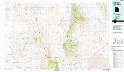 United States Geological Survey Tule Valley, UT (1981, 100000-Scale) digital map