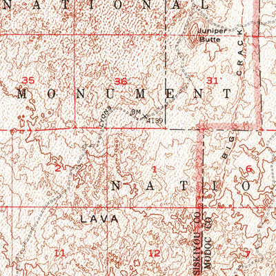 United States Geological Survey Tulelake, CA-OR (1951, 62500-Scale) digital map