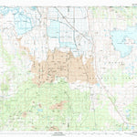 United States Geological Survey Tulelake, CA-OR (1984, 100000-Scale) digital map