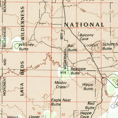 United States Geological Survey Tulelake, CA-OR (1984, 100000-Scale) digital map