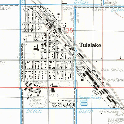 United States Geological Survey Tulelake, CA-OR (1988, 24000-Scale) digital map