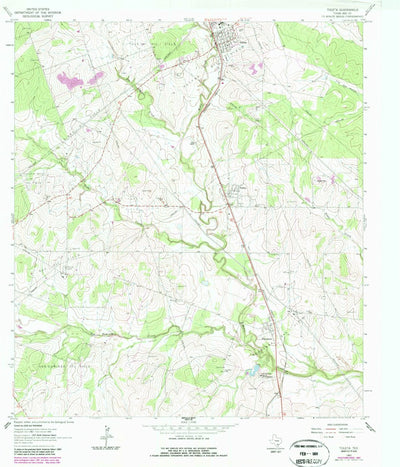 United States Geological Survey Tuleta, TX (1963, 24000-Scale) digital map