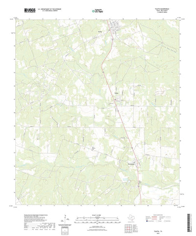United States Geological Survey Tuleta, TX (2022, 24000-Scale) digital map