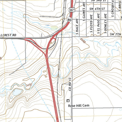 United States Geological Survey Tulia, TX (2022, 24000-Scale) digital map
