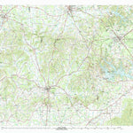 United States Geological Survey Tullahoma, TN (1981, 100000-Scale) digital map