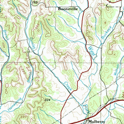 United States Geological Survey Tullahoma, TN (1981, 100000-Scale) digital map
