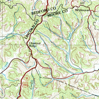 United States Geological Survey Tullahoma, TN (1981, 100000-Scale) digital map