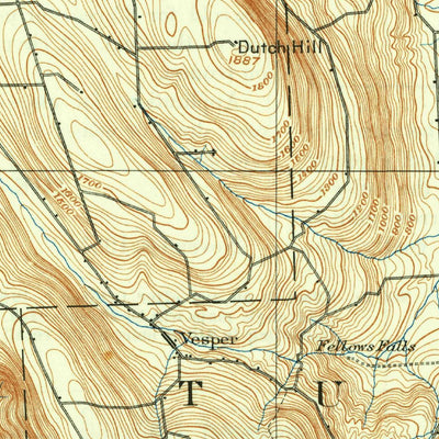 United States Geological Survey Tully, NY (1900, 62500-Scale) digital map