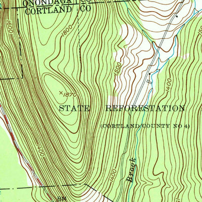United States Geological Survey Tully, NY (1955, 24000-Scale) digital map
