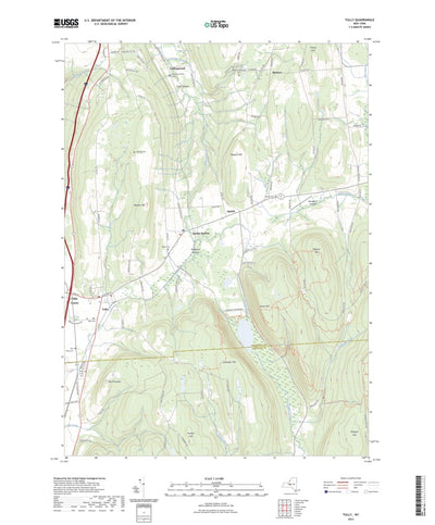 United States Geological Survey Tully, NY (2023, 24000-Scale) digital map