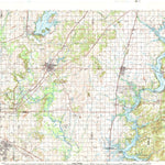 United States Geological Survey Tulsa, OK (1985, 100000-Scale) digital map