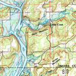 United States Geological Survey Tulsa, OK (1985, 100000-Scale) digital map