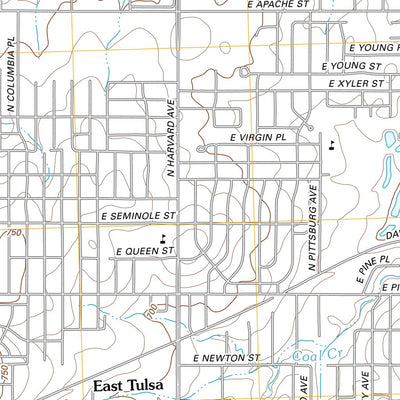 United States Geological Survey Tulsa, OK (2012, 24000-Scale) digital map