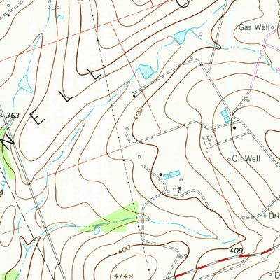 United States Geological Survey Tulsita, TX (1963, 24000-Scale) digital map