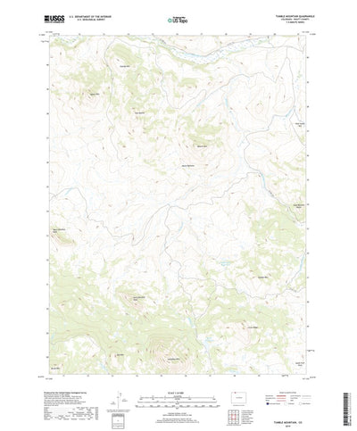 United States Geological Survey Tumble Mountain, CO (2019, 24000-Scale) digital map